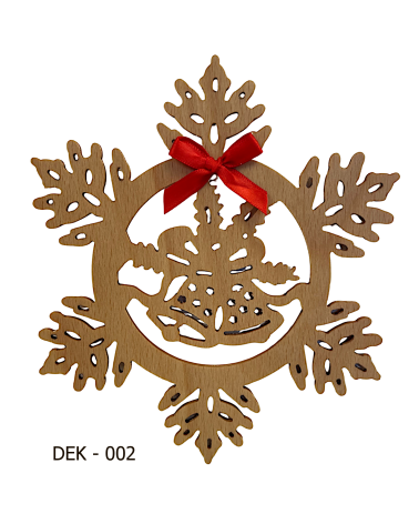 Vánoční dekorace zdobená  DEK 002