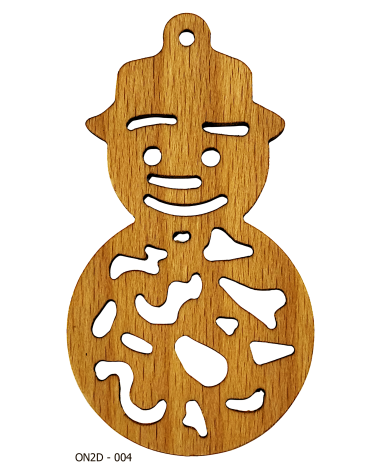 Vánoční ozdoba 2D nezdobená  ON2D 004